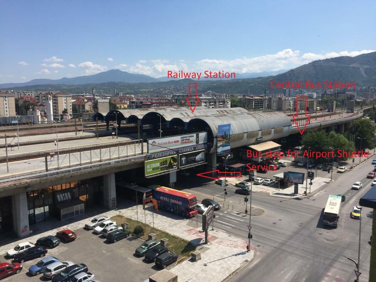 Skopje Station Apartment Buitenkant foto